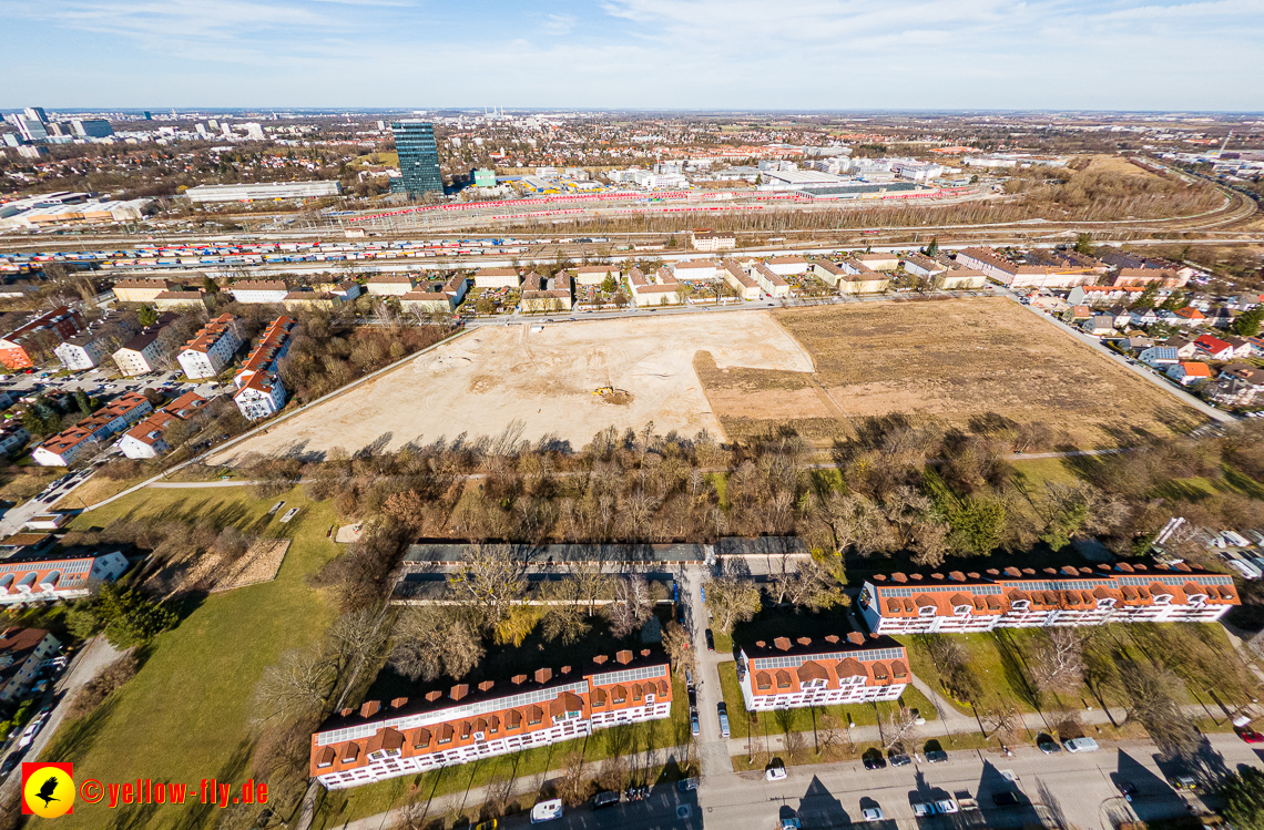 20.02.2023 - der Hachinger Bach zwischen Berg am Laim und Neuperlach